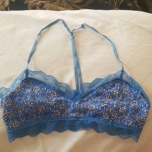 Live Love Dream floral lace bralette